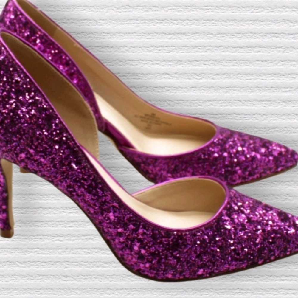 Marc Fisher Glitter Heels - Size 6.5 ( NeW  W/ Out BOX )